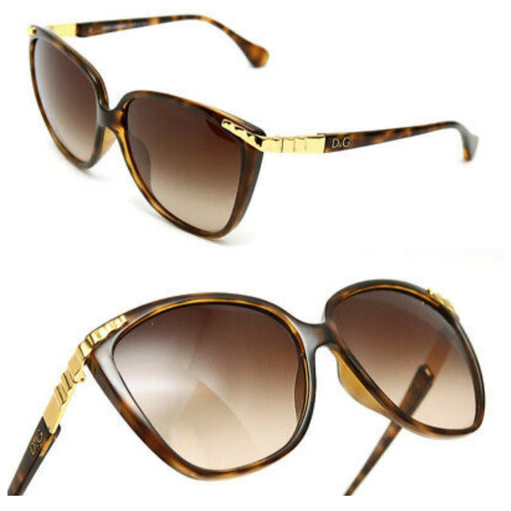 Authentic D&G Tortoise Sunnies w/Gold Detail
